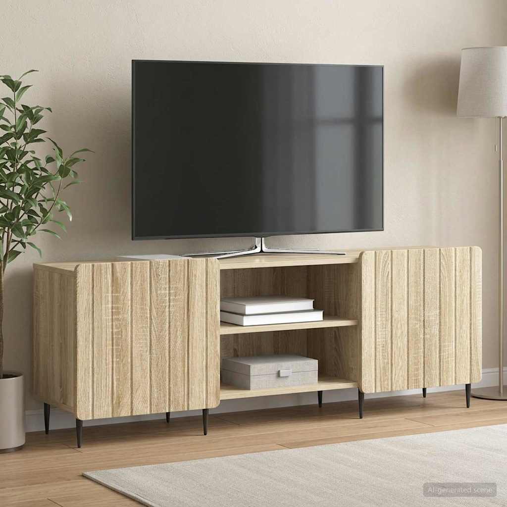 TV szekrény Sonoma Tölgy 150 x 31 x 52 cm Szerelt Fa