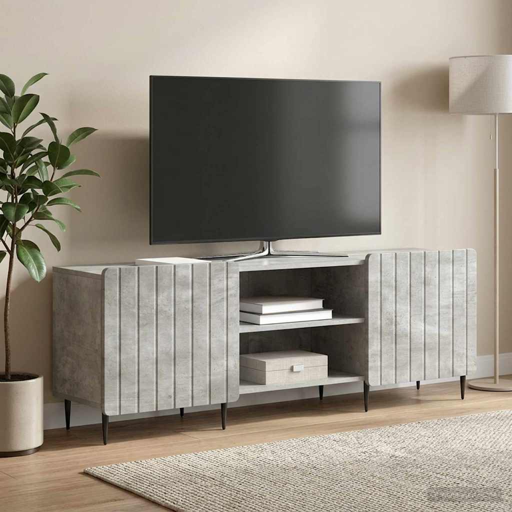 TV szekrény Betonszürke 150 x 31 x 52 cm Szerelt Fa