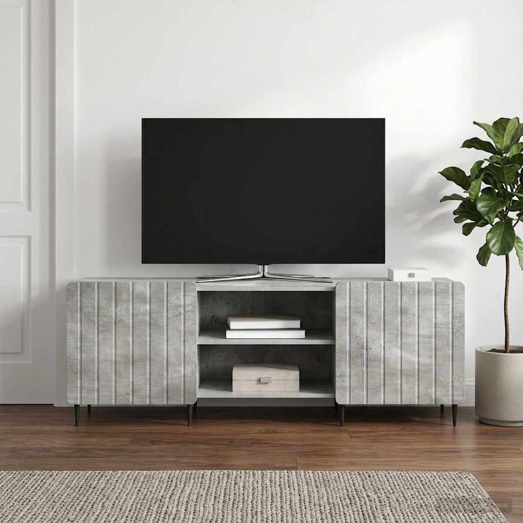 TV szekrény Betonszürke 150 x 31 x 52 cm Szerelt Fa
