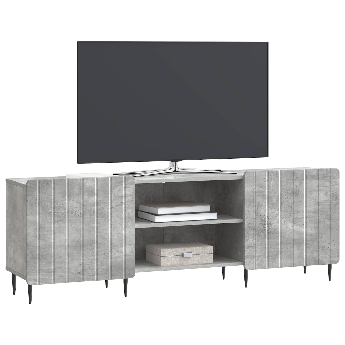 TV szekrény Betonszürke 150 x 31 x 52 cm Szerelt Fa