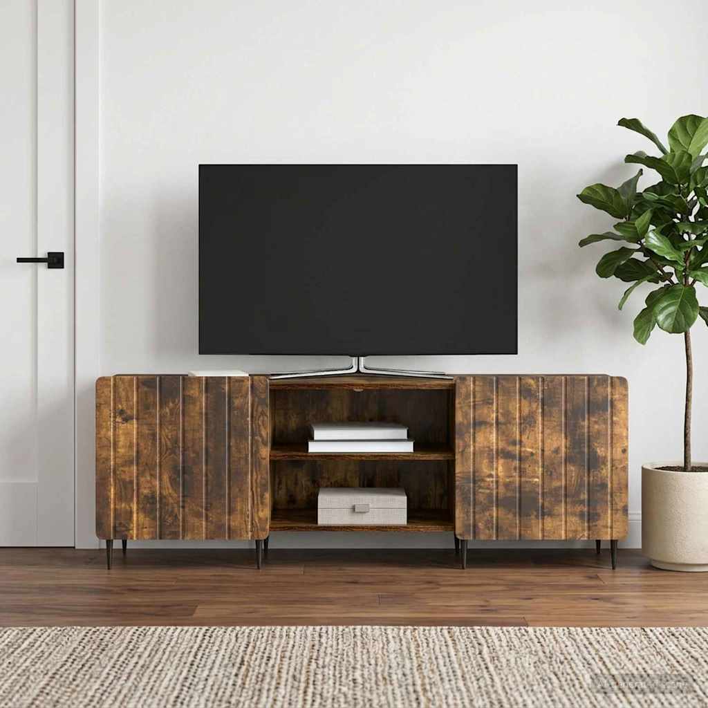 TV szekrény Füstös Tölgy 150 x 31 x 52 cm Szerelt Fa