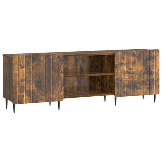TV szekrény Füstös Tölgy 150 x 31 x 52 cm Szerelt Fa