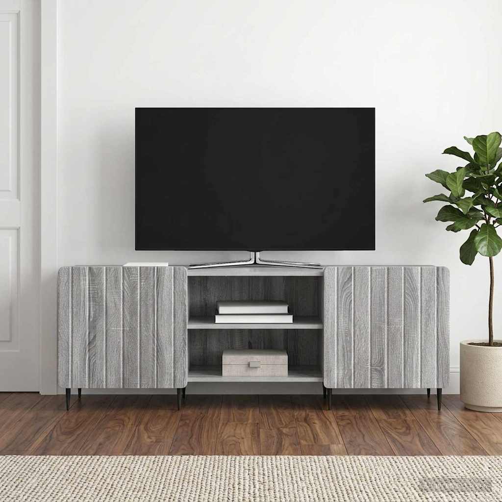 TV szekrény Szürke Sonoma 150 x 31 x 52 cm Szerelt Fa