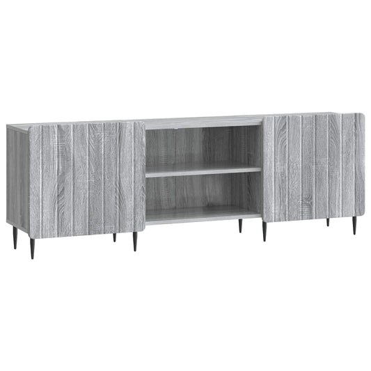 TV szekrény Szürke Sonoma 150 x 31 x 52 cm Szerelt Fa
