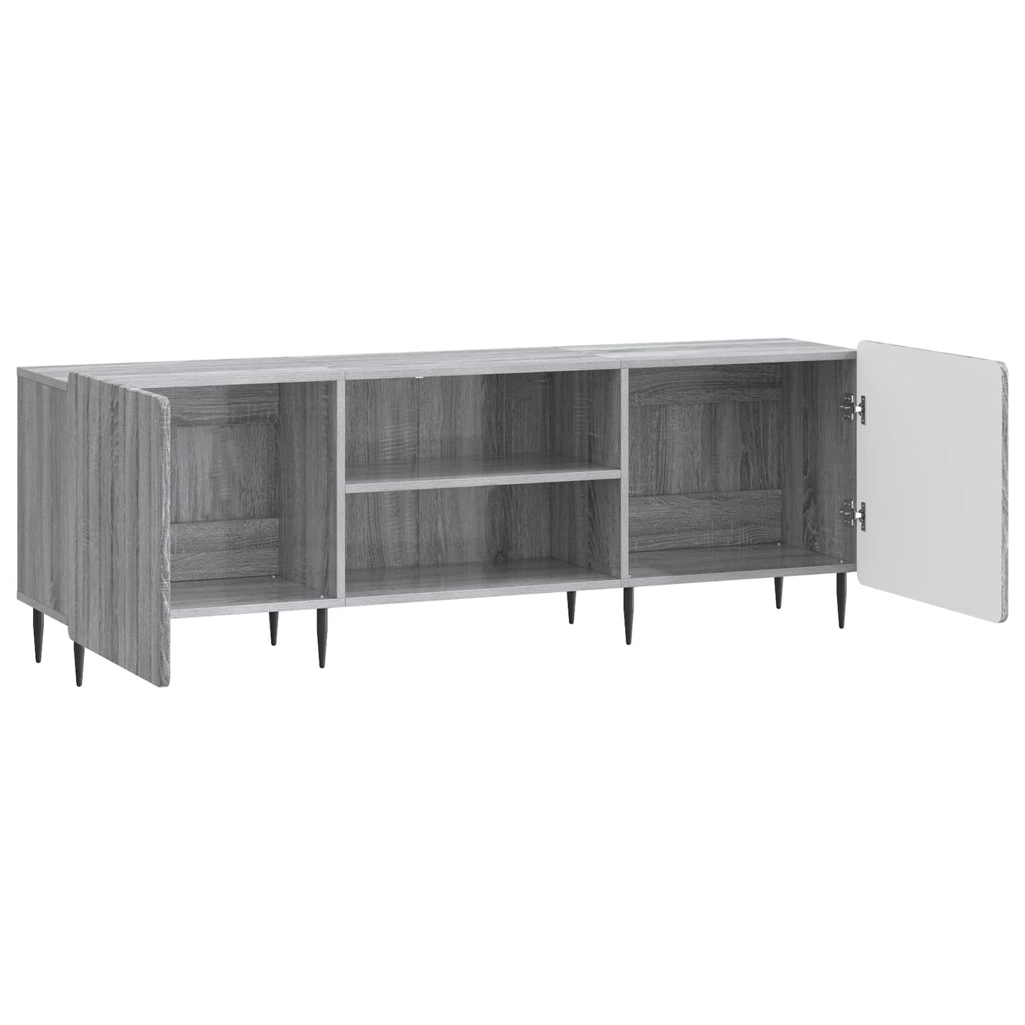 TV szekrény Szürke Sonoma 150 x 31 x 52 cm Szerelt Fa