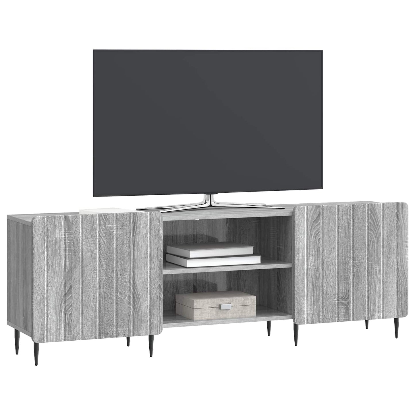 TV szekrény Szürke Sonoma 150 x 31 x 52 cm Szerelt Fa