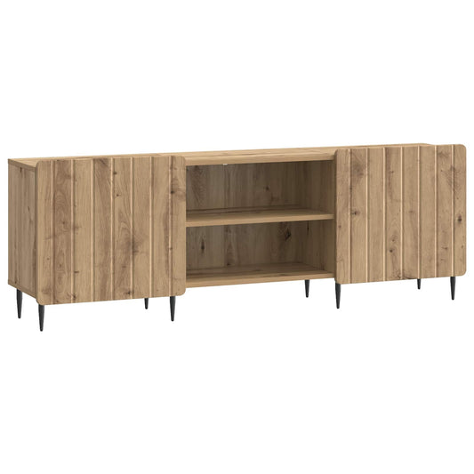 TV szekrény Kézműves Tölgy 150 x 31 x 52 cm Szerelt Fa
