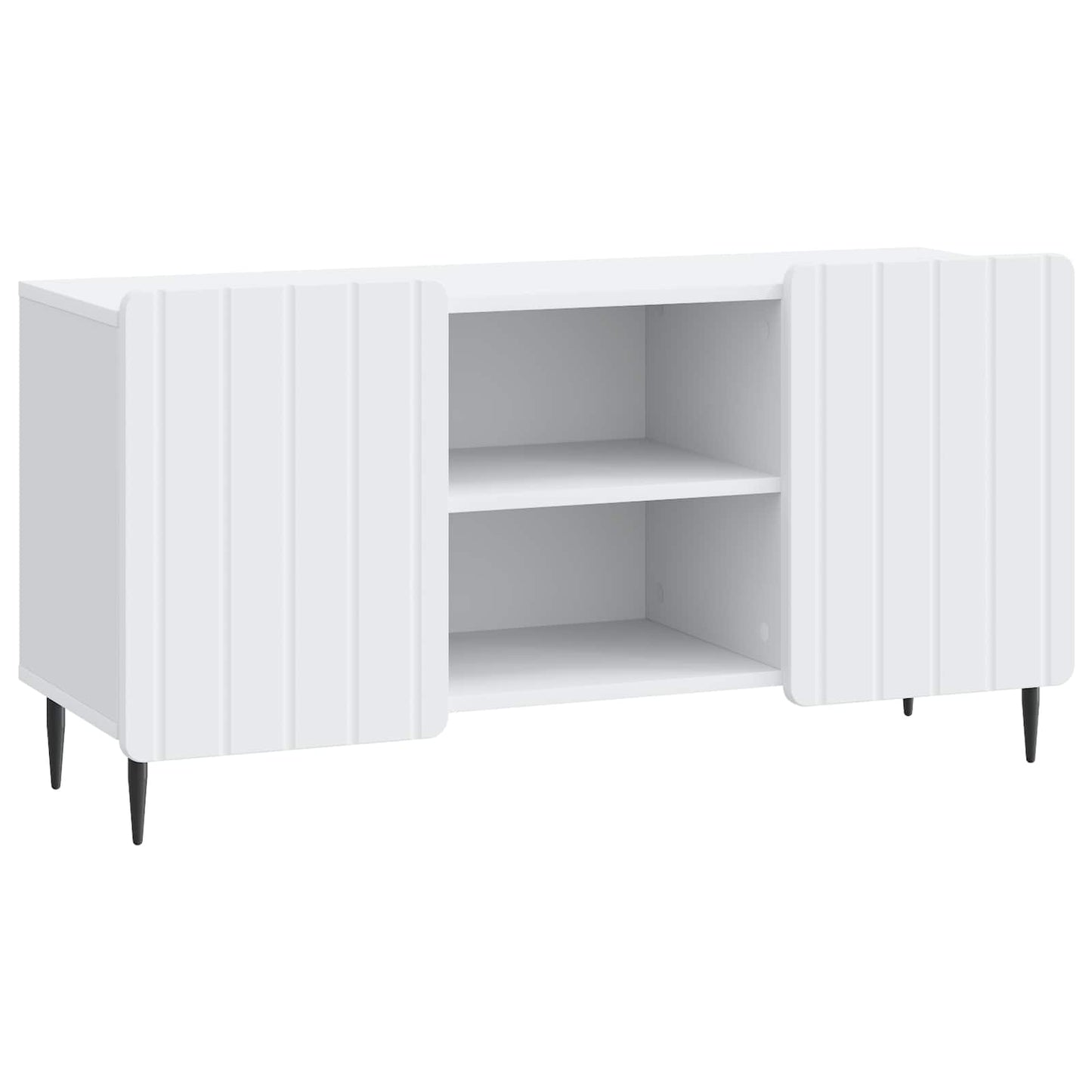 TV szekrény Fehér 102 x 34,5 x 52 cm Szerelt Fa