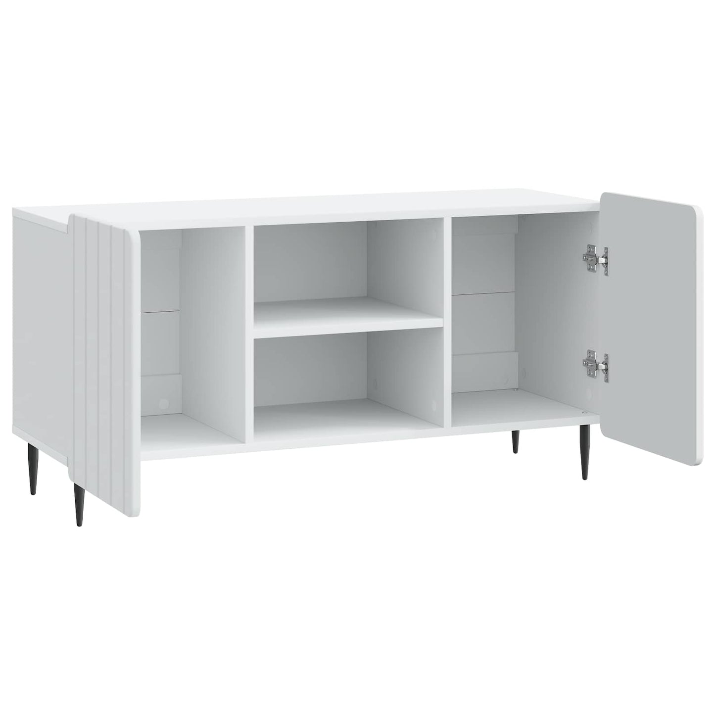 TV szekrény Fehér 102 x 34,5 x 52 cm Szerelt Fa