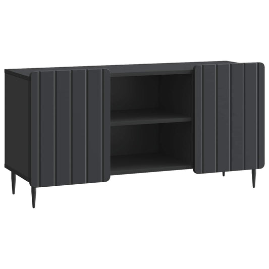 TV szekrény Fekete 102 x 34,5 x 52 cm Szerelt Fa