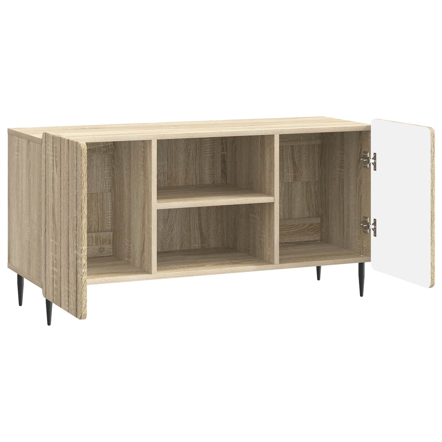 TV szekrény Sonoma Tölgy 102 x 34,5 x 52 cm Szerelt Fa