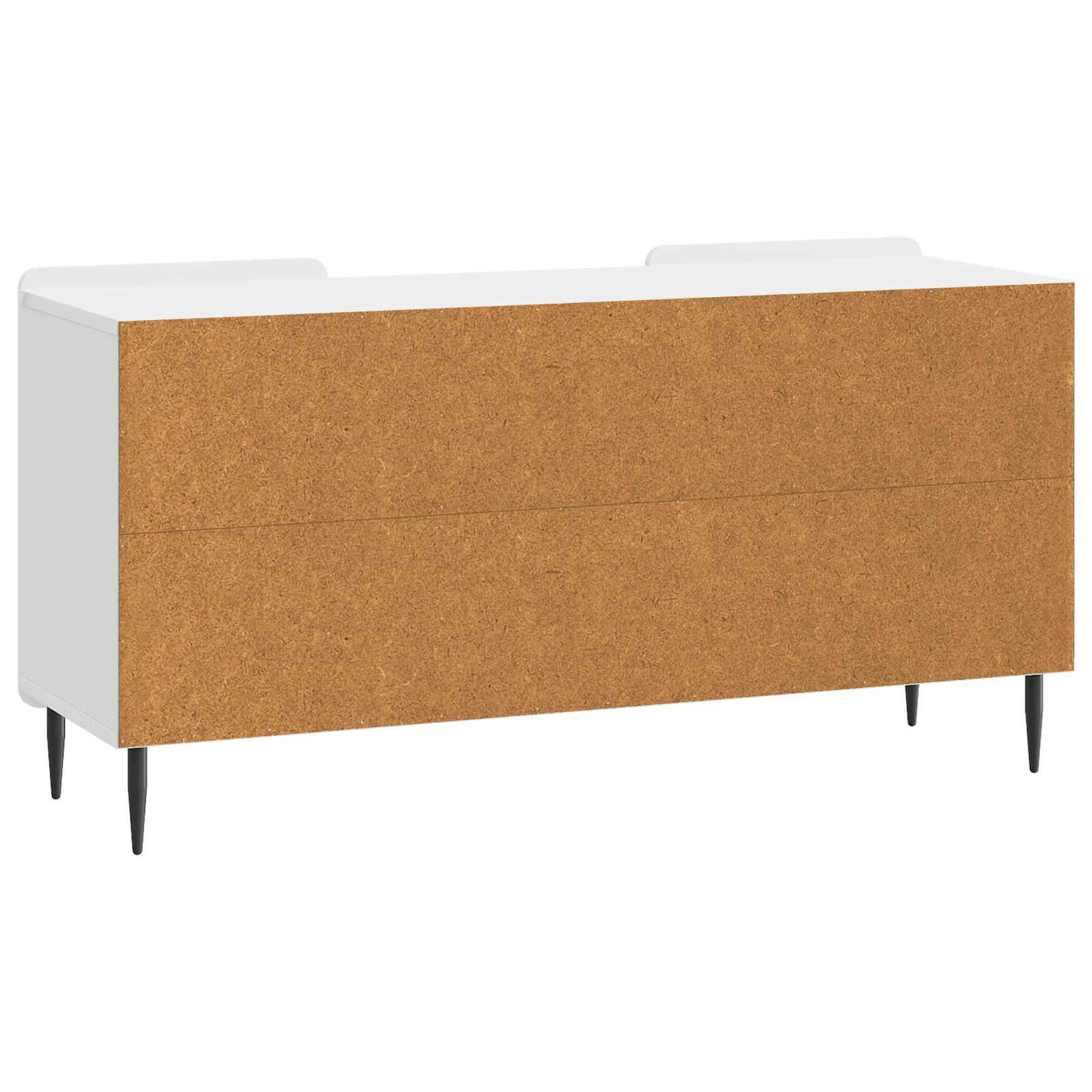 TV szekrény Magasfényű Fehér 102 x 34,5 x 52 cm Szerelt Fa