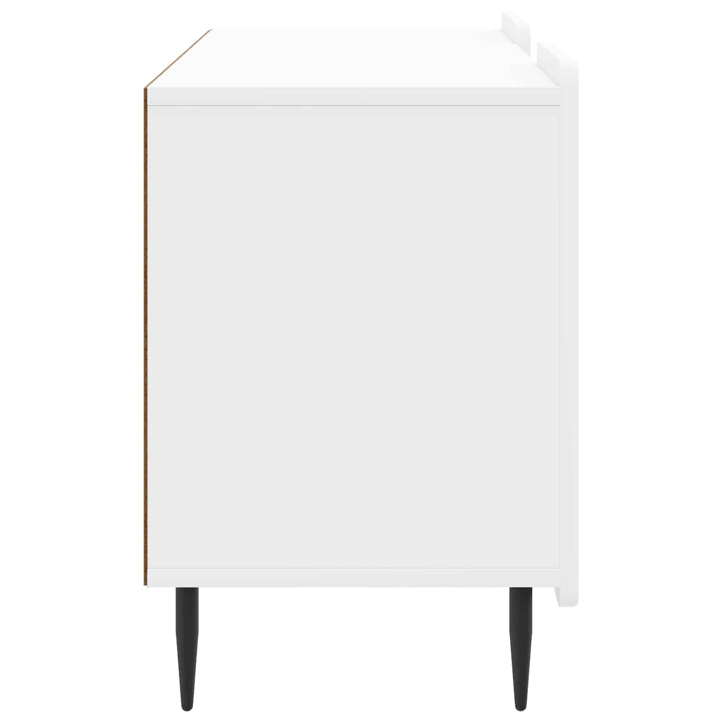 TV szekrény Magasfényű Fehér 102 x 34,5 x 52 cm Szerelt Fa