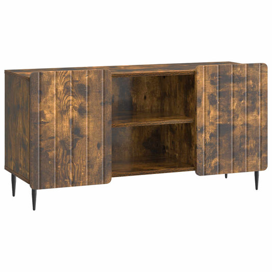 TV szekrény Füstös Tölgy 102 x 34,5 x 52 cm Szerelt Fa