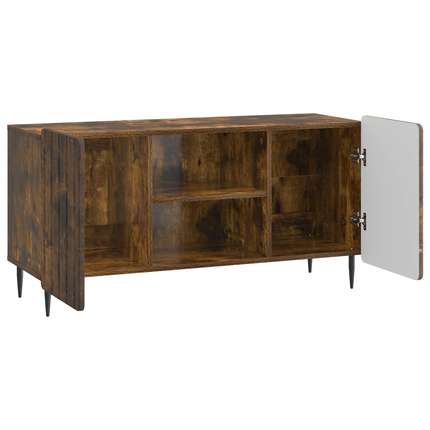 TV szekrény Füstös Tölgy 102 x 34,5 x 52 cm Szerelt Fa