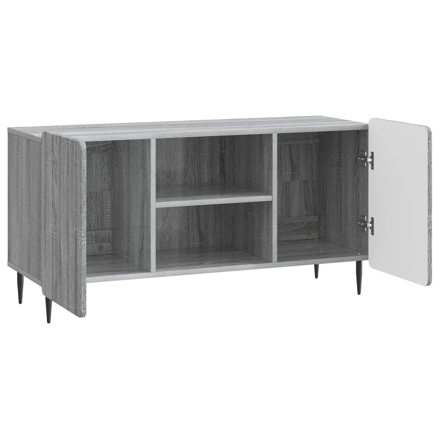 TV szekrény Szürke Sonoma 102 x 34,5 x 52 cm Szerelt Fa