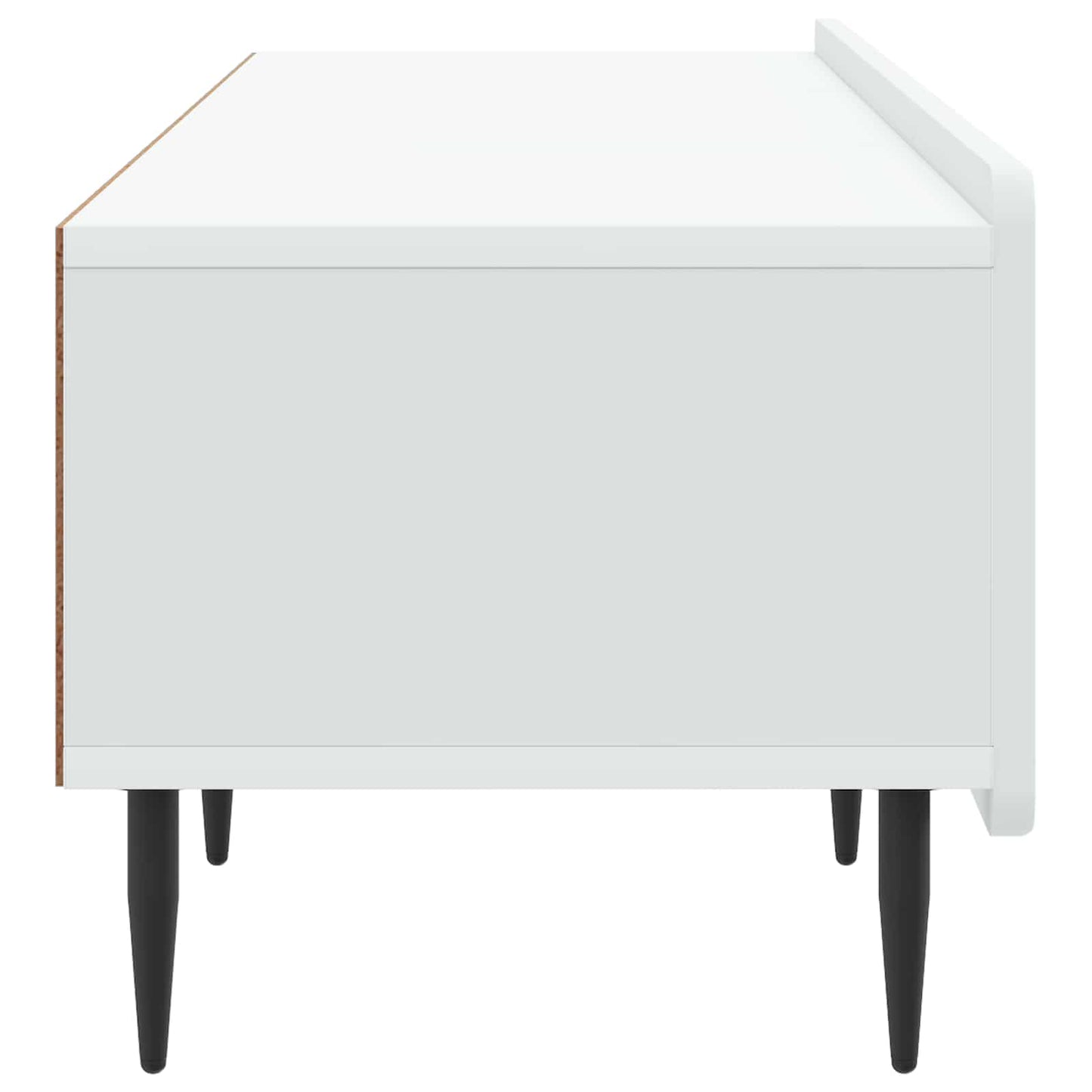 TV szekrény fiókkal Fehér 147 x 34,5 x 32 cm Szerelt Fa