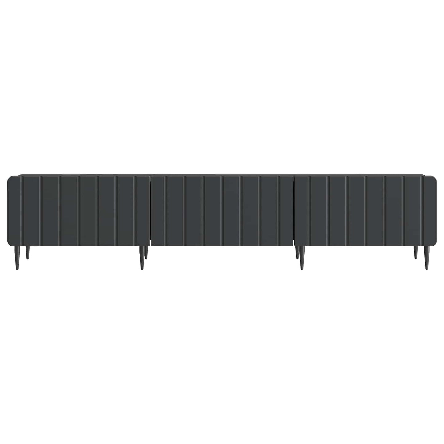 TV szekrény fiókkal Fekete 147 x 34,5 x 32 cm Szerelt Fa