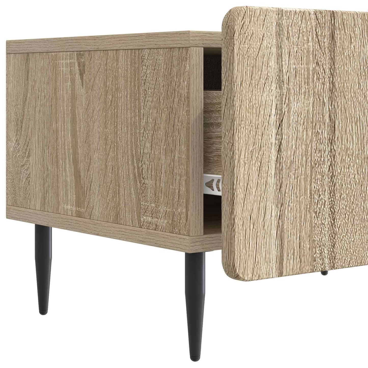 TV szekrény fiókkal Sonoma Tölgy 147 x 34,5 x 32 cm Szerelt Fa