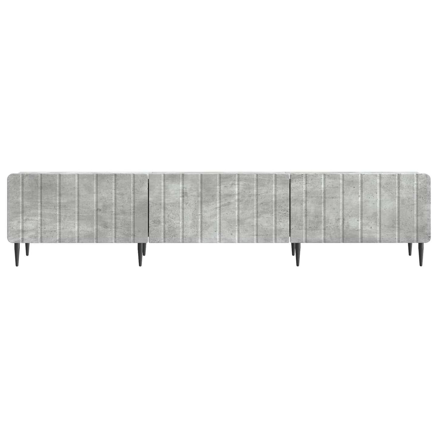 TV szekrény fiókkal Betonszürke 147 x 34,5 x 32 cm Szerelt Fa
