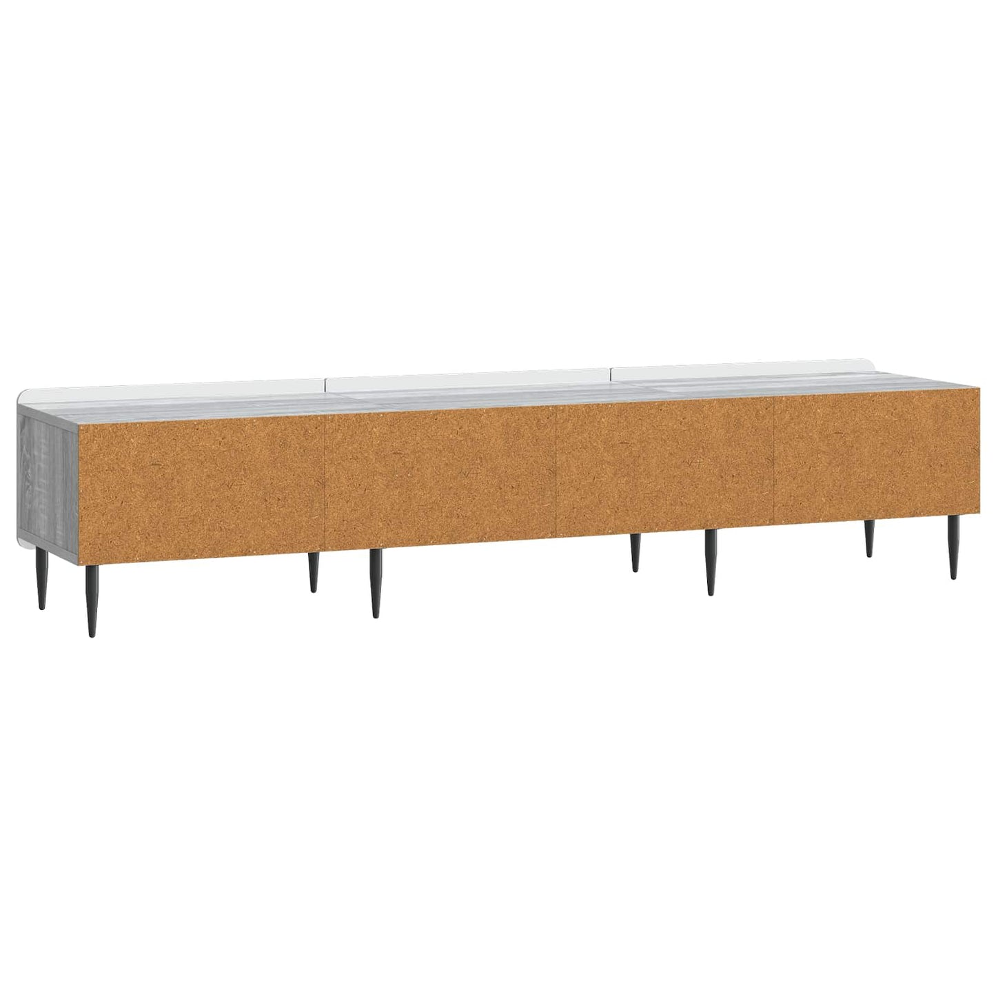 TV szekrény fiókkal Szürke Sonoma 147 x 34,5 x 32 cm Szerelt Fa