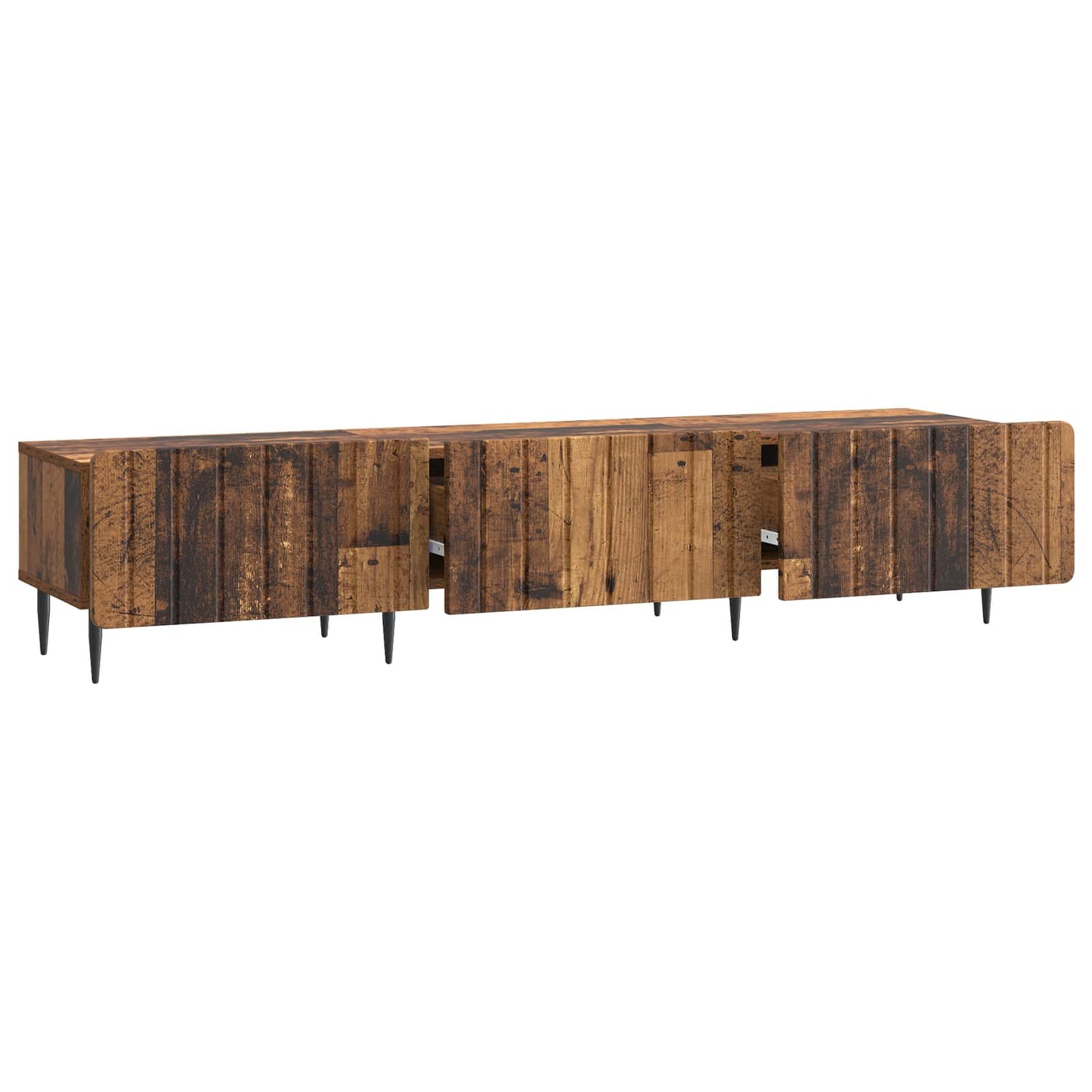 TV szekrény fiókkal Antik Fa 147 x 34,5 x 32 cm Szerelt Fa