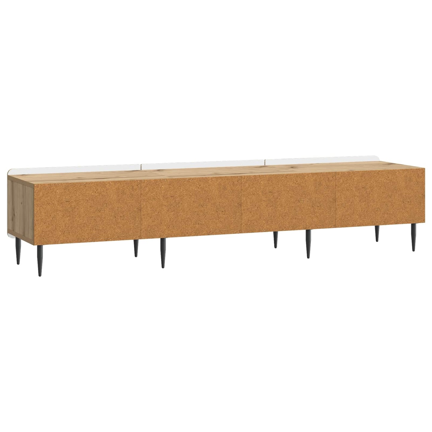 TV szekrény 147 x 34,5 x 32 cm Kézműves Tölgy Szerelt Fa