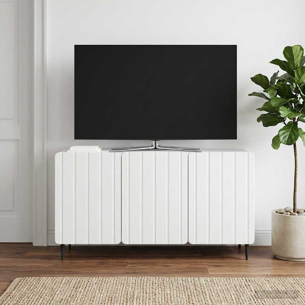 TV szekrény Fehér 99 x 34,5 x 52 cm Szerelt Fa