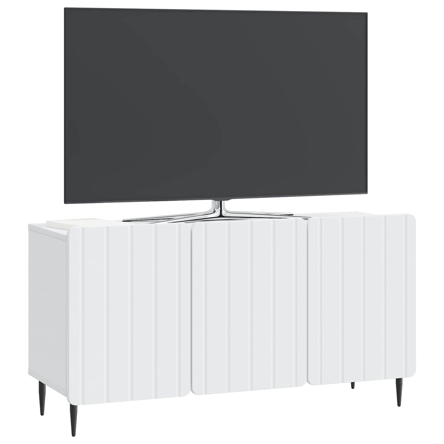 TV szekrény Fehér 99 x 34,5 x 52 cm Szerelt Fa
