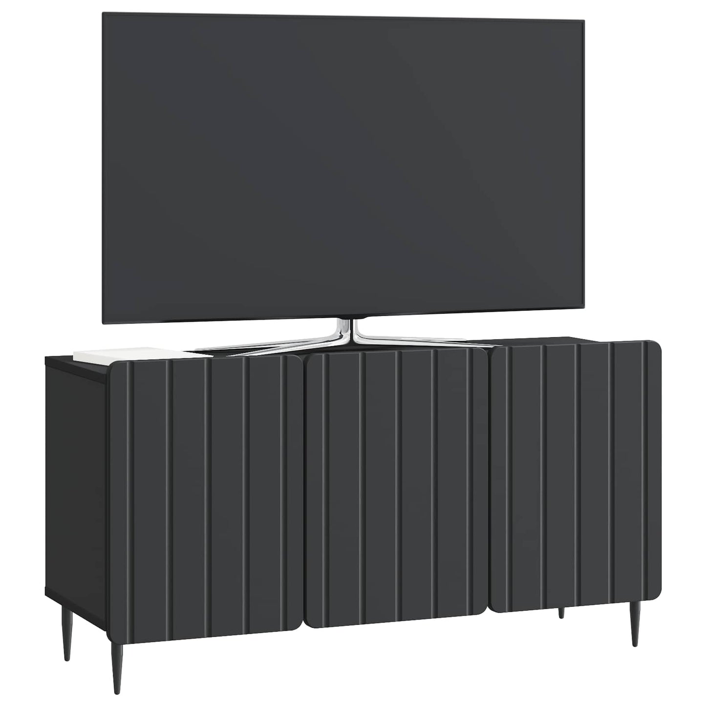 TV szekrény Fekete 99 x 34,5 x 52 cm Szerelt Fa