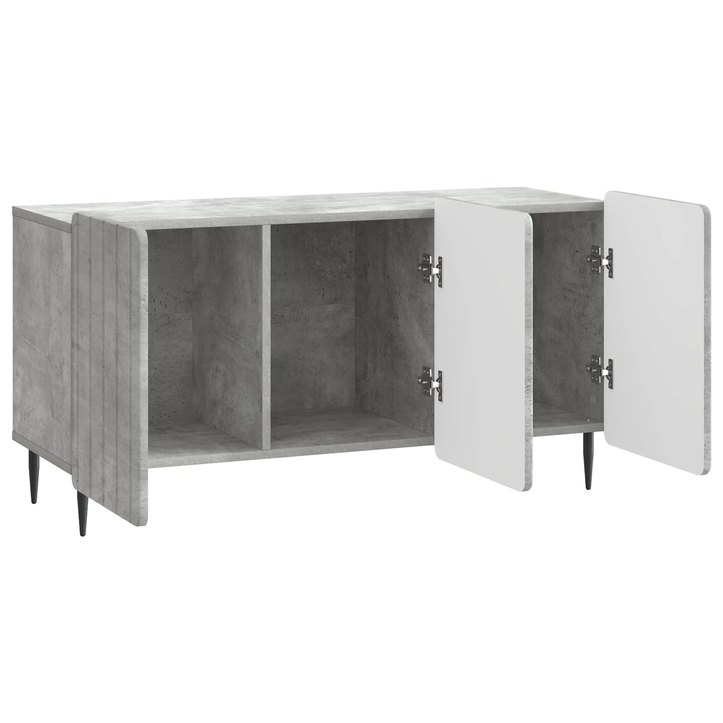 TV szekrény Betonszürke 99 x 34,5 x 52 cm Szerelt Fa