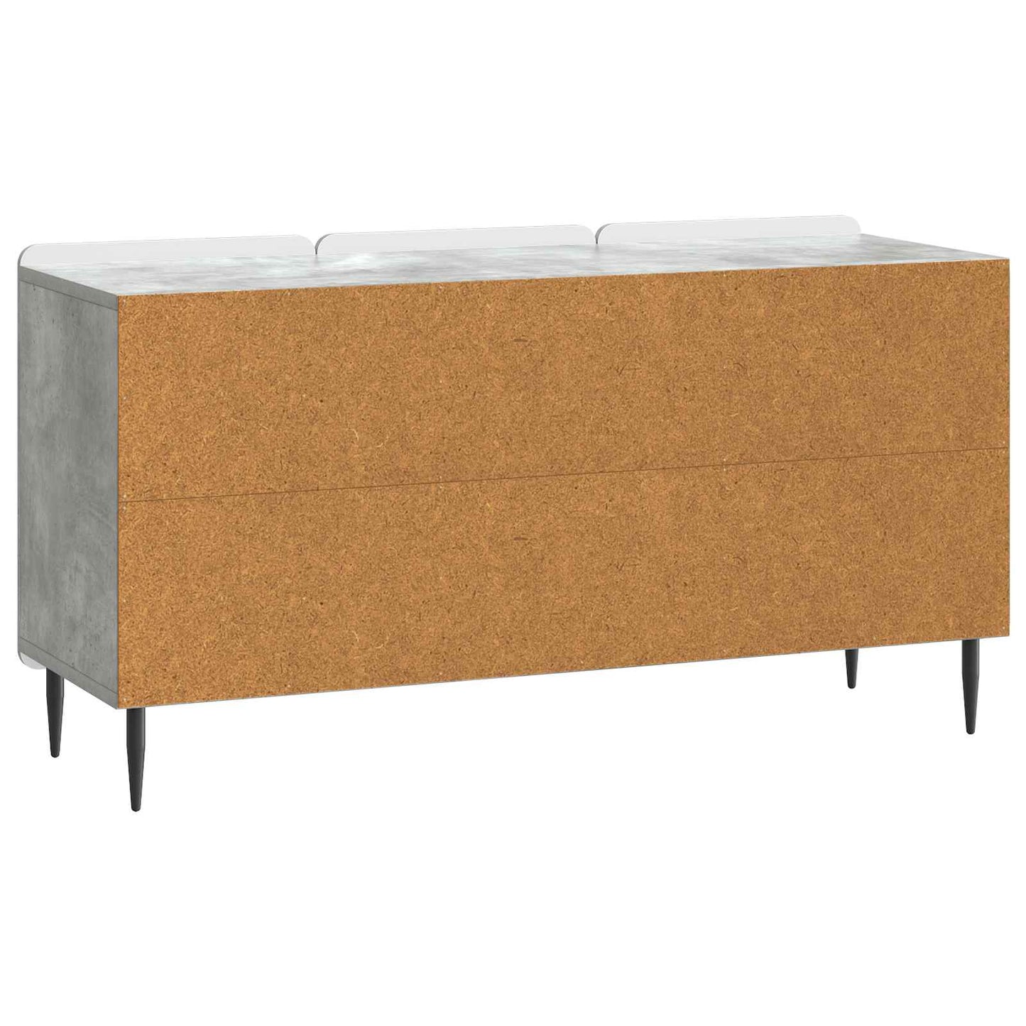 TV szekrény Betonszürke 99 x 34,5 x 52 cm Szerelt Fa