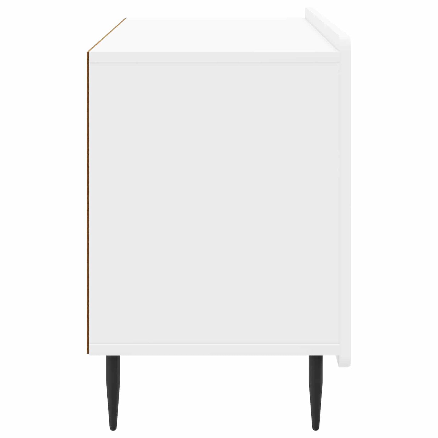 TV szekrény Magasfényű Fehér 99 x 34,5 x 52 cm Szerelt Fa