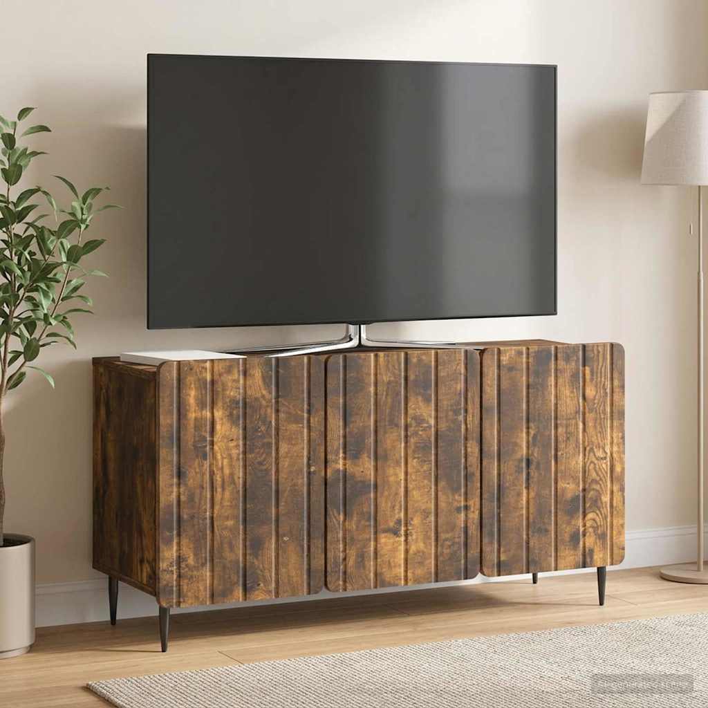 TV szekrény Füstös Tölgy 99 x 34,5 x 52 cm Szerelt Fa