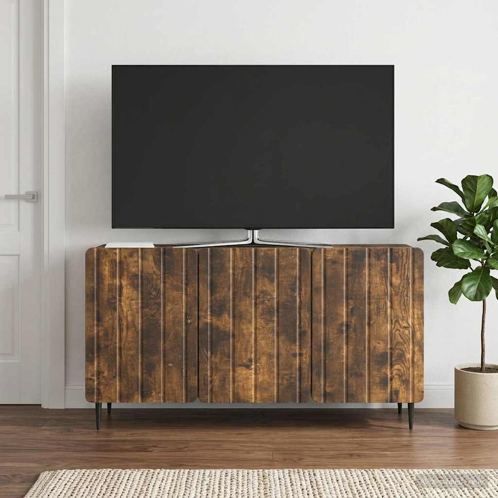 TV szekrény Füstös Tölgy 99 x 34,5 x 52 cm Szerelt Fa