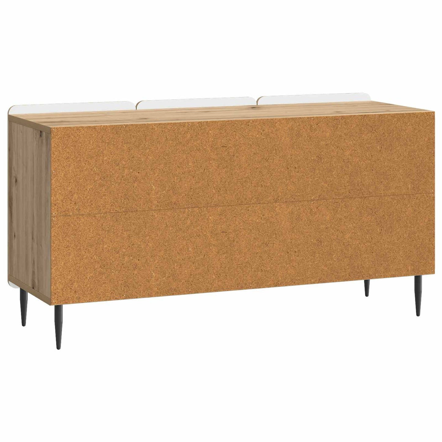TV szekrény 99 x 34,5 x 52 cm Kézműves Tölgy Szerelt Fa