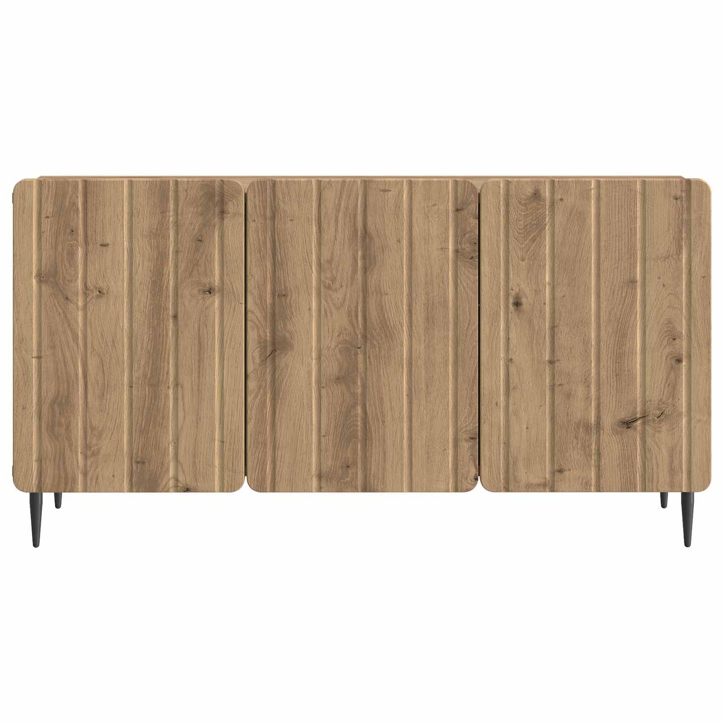 TV szekrény 99 x 34,5 x 52 cm Kézműves Tölgy Szerelt Fa