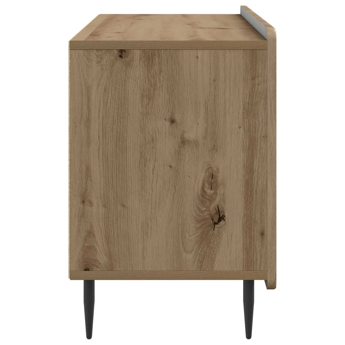 TV szekrény 99 x 34,5 x 52 cm Kézműves Tölgy Szerelt Fa