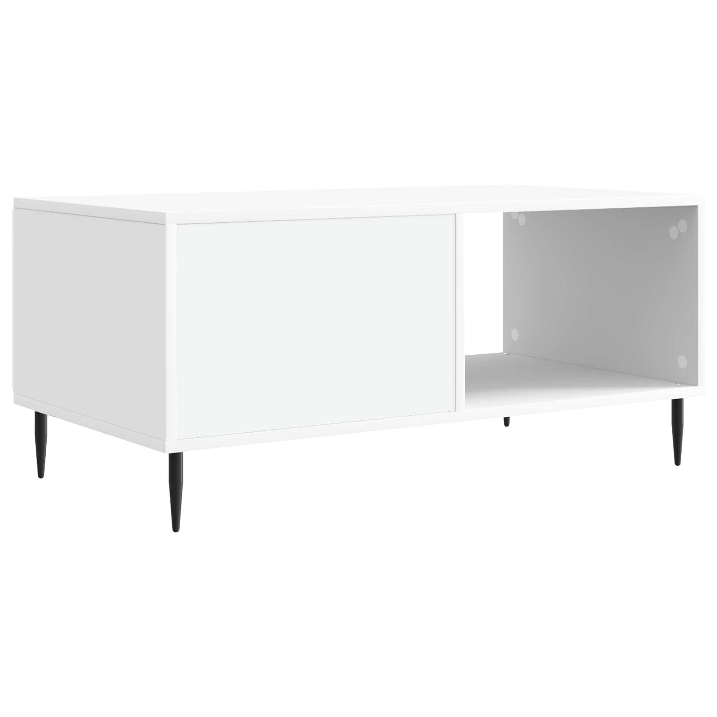 Dohányzóasztal Fehér 90 x 50 x 40 cm Szerelt Fa
