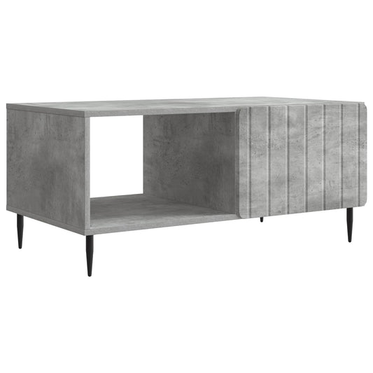 Dohányzóasztal Betonszürke 90 x 50 x 40 cm Szerelt Fa