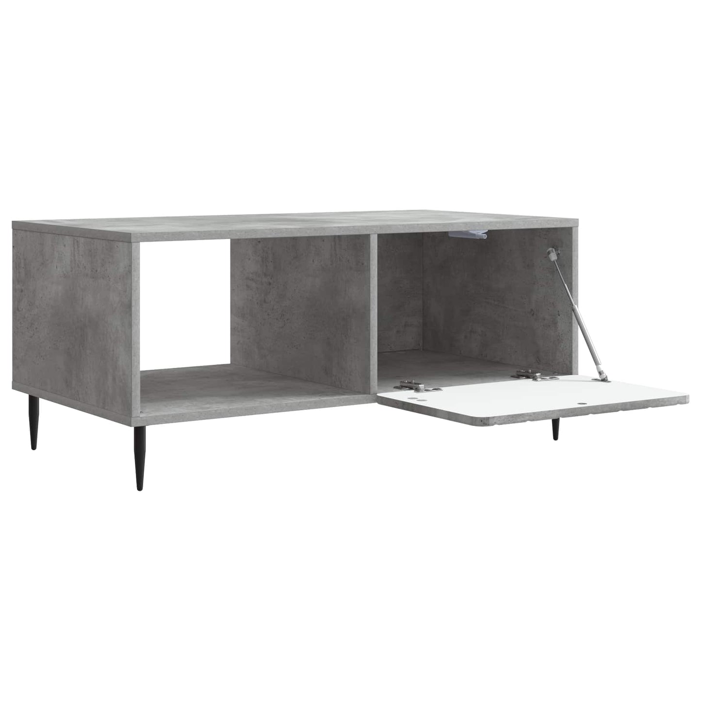 Dohányzóasztal Betonszürke 90 x 50 x 40 cm Szerelt Fa