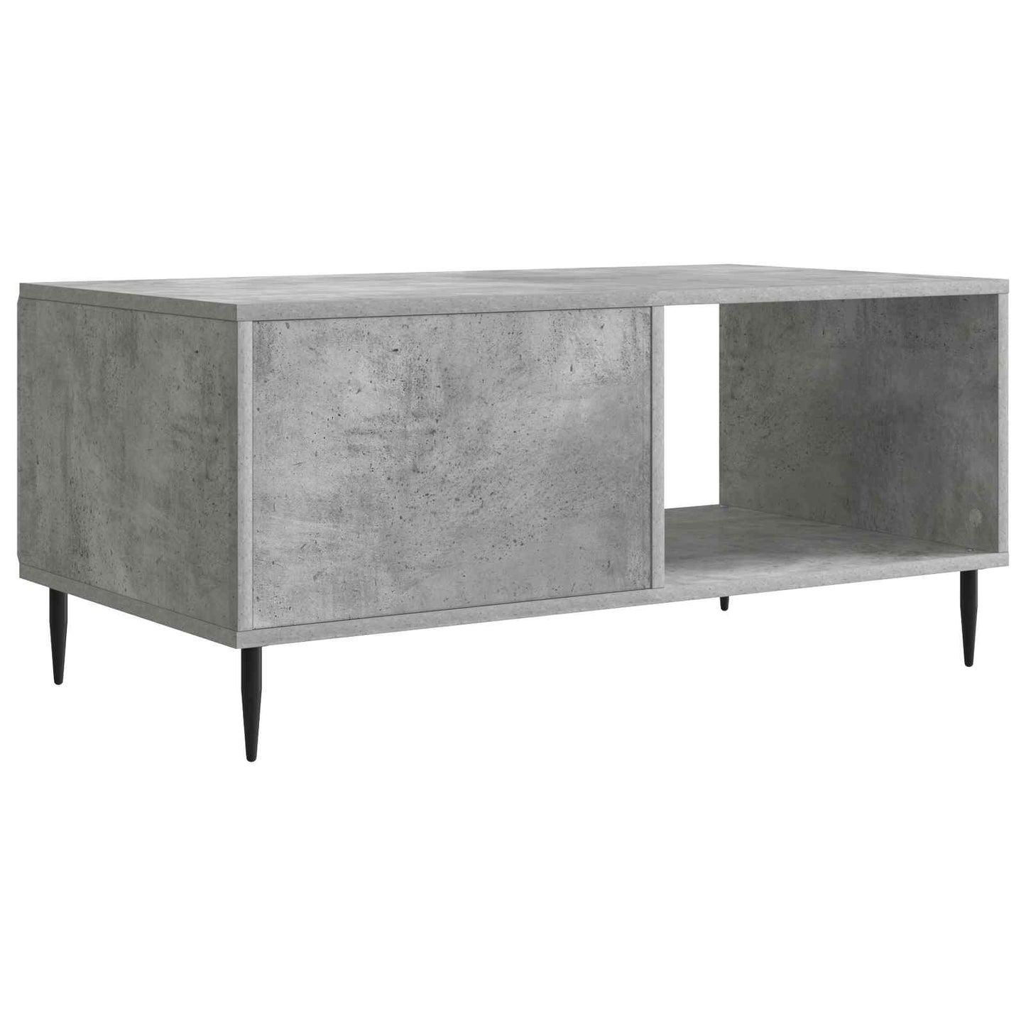 Dohányzóasztal Betonszürke 90 x 50 x 40 cm Szerelt Fa