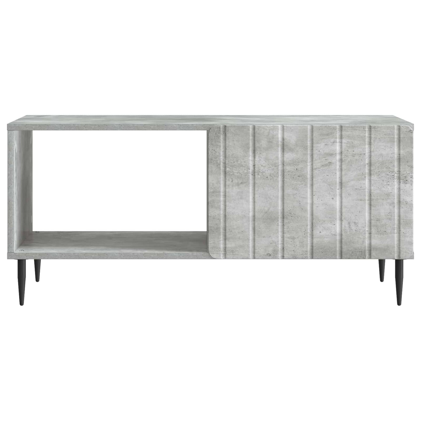Dohányzóasztal Betonszürke 90 x 50 x 40 cm Szerelt Fa