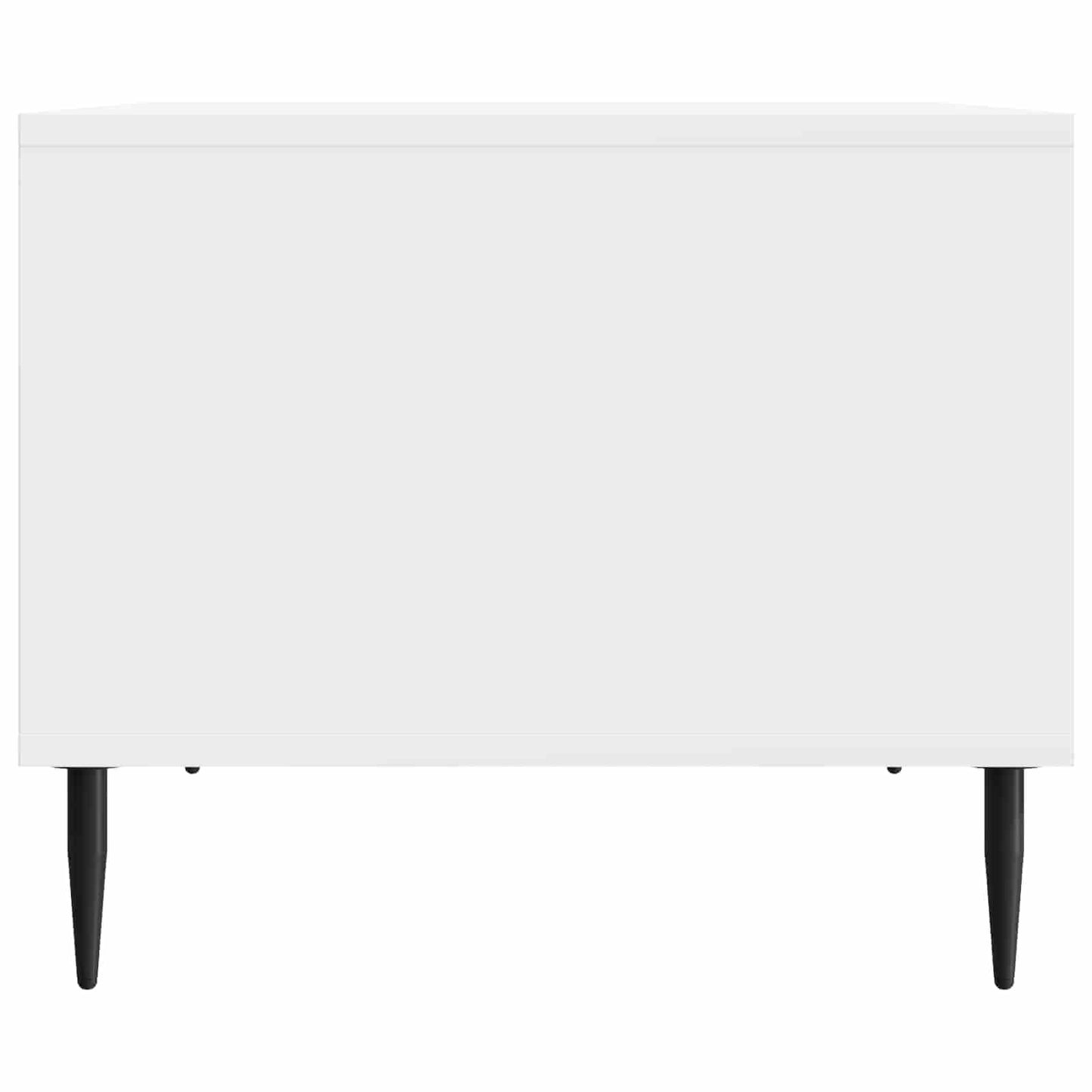 Dohányzóasztal Magasfényű Fehér 90 x 50 x 40 cm Szerelt Fa