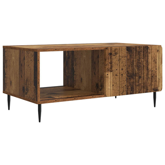 Dohányzóasztal Antik Fa 90 x 50 x 40 cm Szerelt Fa