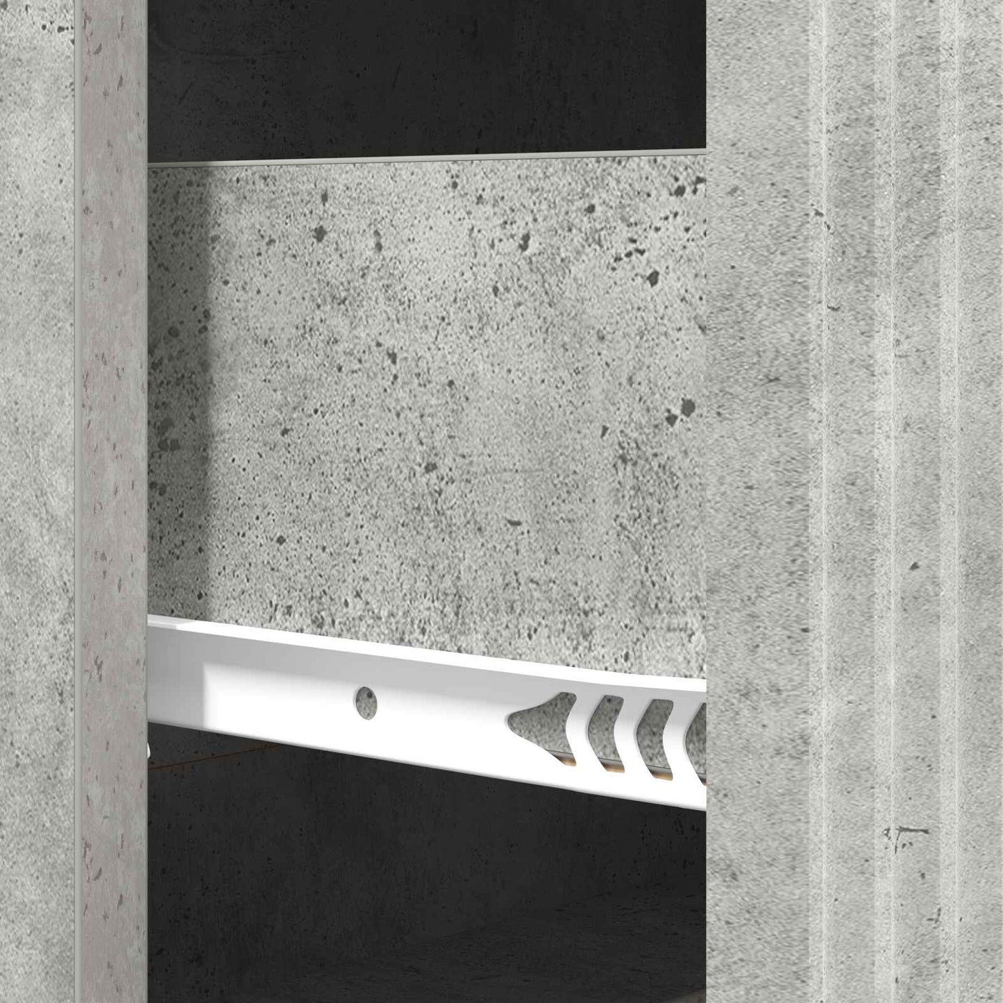 Fiókos szekrény Betonszürke 66 x 34,5 x 90 cm Szerelt Fa
