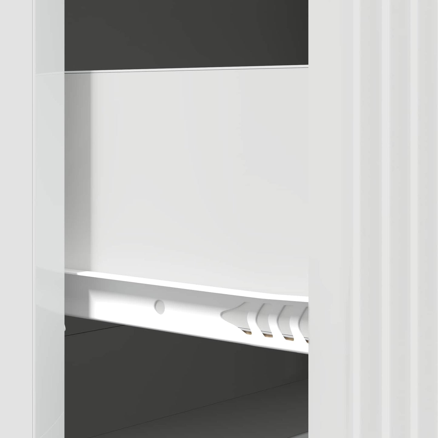 Fiókos szekrény Magasfényű Fehér 66 x 34,5 x 90 cm Szerelt Fa