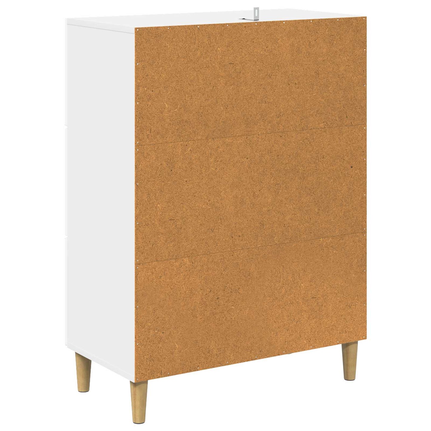 Fiókos szekrény Magasfényű Fehér 66 x 34,5 x 90 cm Szerelt Fa