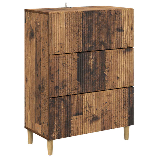 Fiókos szekrény Antik Fa 66 x 34,5 x 90 cm Szerelt Fa