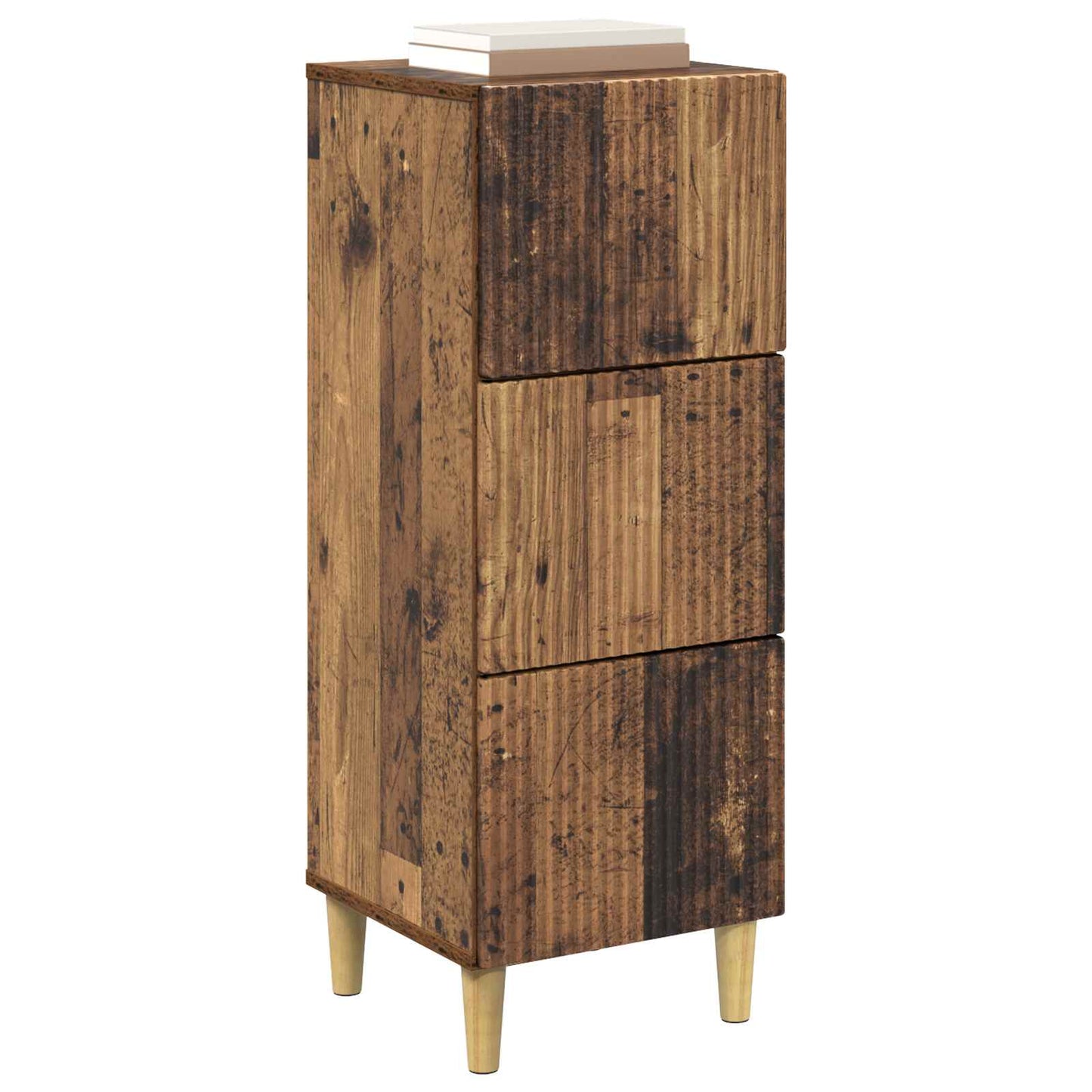 Fiókos szekrény Antik Fa 33 x 34,5 x 90 cm Szerelt Fa